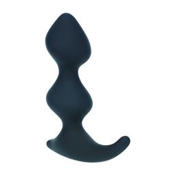 Levelz by shots Volledige Dubbele Golf Siliconen Prostaat Massager - Zwart (8714273066398)