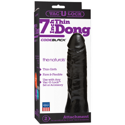 Doc johnson CodeBlack - Dun Dildo - 7 / 18 cm (782421026400)