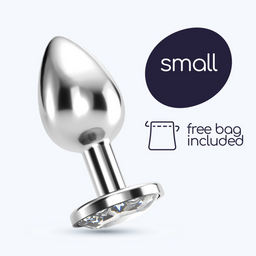 Crushious Bijou - Anale Sieraad Plug - Klein - Doorzichtig (799632355168)