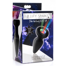 Xr brands Siliconen Lichtgevende Butt Plug - Klein (848518044426)