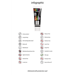 Fist it by shots Extra Dikke Glijmiddel - Rainbow - 0,8 fl oz / 25 ml (8714273936042)