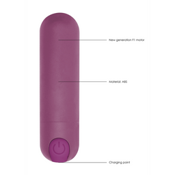 Be good tonight by shots 10 Speed Oplaadbare Bullet - Paars (8714273928870)