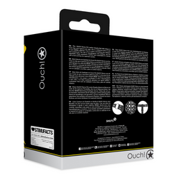 Ouch! by shots PU Leren Chastity Jock - Zwart (8714273044303)