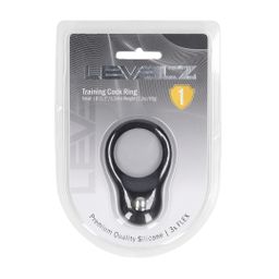 Levelz by shots Siliconen Trainings Cockring - S - Zwart (8714273063793)