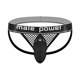 Male power Cock Ring Jock - L/XL - Zwart (845830084109)