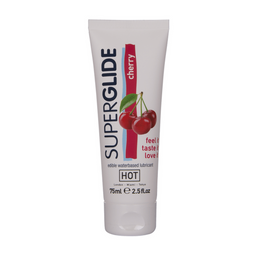 Hot Superglide Eetbaar Waterbasis Glijmiddel - 3 fl oz / 75 ml (4042342001440)