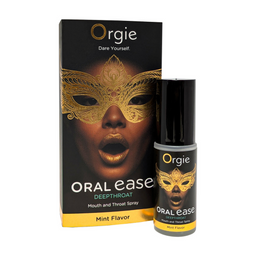 Orgie Oral Ease Deepthroat - Mond- en Keelspray - Munt Smaak - 0,5 fl oz / 15 ml (5600742917960)