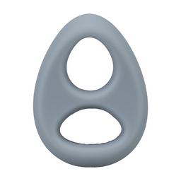 Doc johnson The Code - Siliconen Cockring met Bandana - Grijs (782421098261)