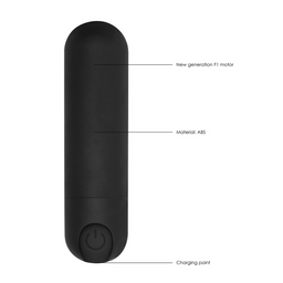 Be good tonight by shots 10 Speed Oplaadbare Bullet - Zwart (8714273928849)