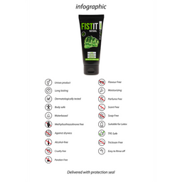 Fist it by shots Natuurlijke Waterbasis Glijmiddel - 3.4 fl oz / 100 ml (7423522578568)