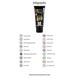 Fist it by shots Extra Dikke Glijmiddel - Rainbow - 3.4 fl oz / 100 ml (8714273935908)