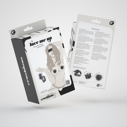 Crushious Lace Me Up - Bondage Lacy Set - Zwart (799632355137)