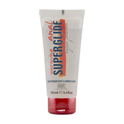Hot Anal Superglide Warming Liquid Pleasure - Waterbased Lubricant - 100 ml (4042342003475)