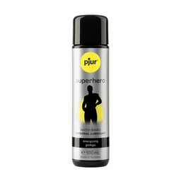 Pjur Superhero - Energizing Waterbased Lubricant for Men - 3.4 fl oz / 100 ml (827160104375)