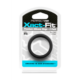 Perfectfitbrand #15 Xact-Fit - Cockring 2-Pack (854854005601)