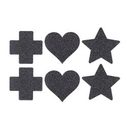 Le désir by shots Tepelbedekkingset - Kruis Ster Hart - Zwart (8714273028068)