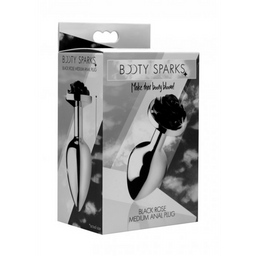 Xr brands Zwarte Roos - Butt Plug - Medium (848518029966)