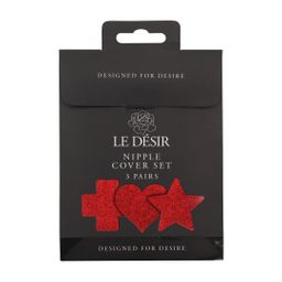 Le désir by shots Tepelbedekking Set - Kruis Ster Hart - Rood (8714273028075)