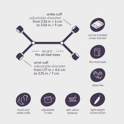 Crushious Universele Bedbeperkingen - Zwart (799632355106)