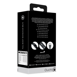 Ouch! by shots Volledige Lichaams Bondage Riemen - Zwart (8714273048073)