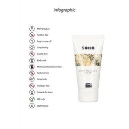 Sono by shots Penis Vergrotende Crème - 1,7 fl oz / 50 ml (7423522441473)