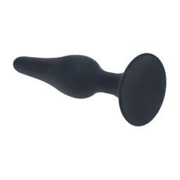 Levelz by shots Slim Silicone Anale Plug - S - Zwart (8714273065728)