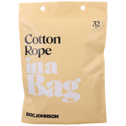 Doc johnson Katoenen Touw - 32 ft - Zwart (782421087746)