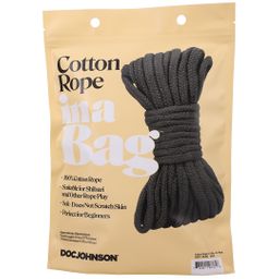 Doc johnson Katoenen Touw - 32 ft - Zwart (782421087746)