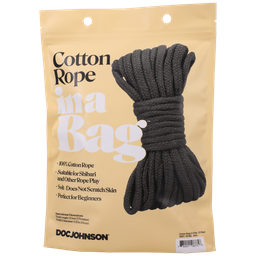 Doc johnson Katoenen Touw - 32 ft - Zwart (782421087746)