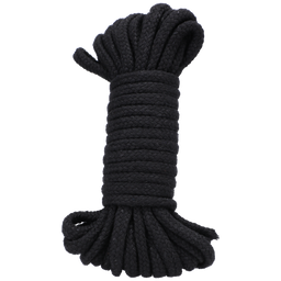 Doc johnson Katoenen Touw - 32 ft - Zwart (782421087746)