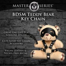 Xr brands BDSM Teddy Bear Sleutelhanger - Tan (848518050533)