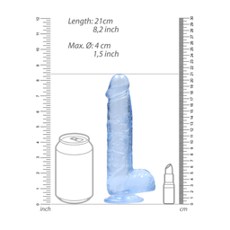 Realrock by shots Realistische Dildo met Ballen - 8 / 21 cm (7423522631690)