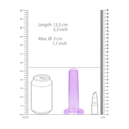 Realrock by shots Niet-realistische dildo met zuignap - 5 / 13,5 cm (7423522579510)