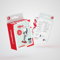 Crushious Bijou - Anale Sieraad Plug - Medium - Rood (799632355267)