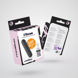 Crushious iMoan - Oplaadbare Vibrerende Bullet - Zwart (7403254158665)