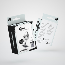 Crushious Bijou - Anale Sieraad Plug - Klein - Zwart (799632355229)