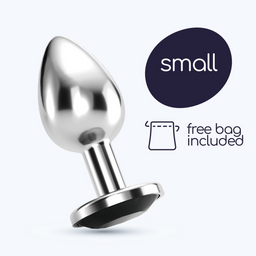 Crushious Bijou - Anale Sieraad Plug - Klein - Zwart (799632355229)