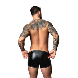 Male power Wetlook Pouch Short - S - Zwart (845830095044)