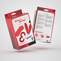 Crushious Lover's Dream - 4-delige Bondage Kit voor Beginners - Rood (799632355120)