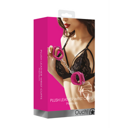 Ouch! by shots Pluche Lederen Handboeien (8714273927965)