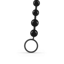 Crushious Basis Anale Kralen - 10 Kralen Ketting - Zwart (799632355052)