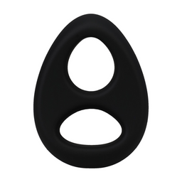 Doc johnson The Code - Siliconen Cockring met Bandana - Zwart (782421098391)