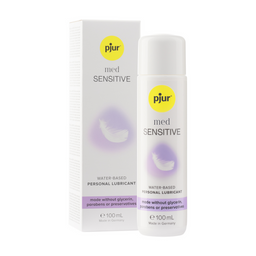 Pjur Med Sensitive - Waterbased Lubricant without Preservatives - 3.4 fl oz / 100 ml (827160111137)