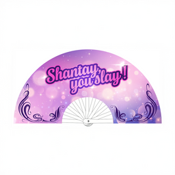 M proud Shantay You Slay - Ventilator - 64 cm - Paars (3662811909810)