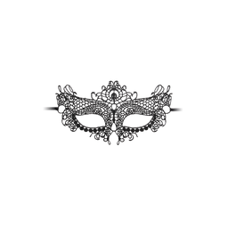 Ouch! by shots Koningin - Zwarte Kantmasker (8714273548078)