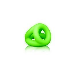 Ouch! by shots Cockring  Ball Strap - Glow in the Dark (7423522639634)