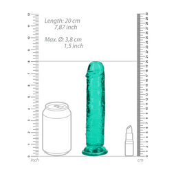 Realrock by shots Rechtdoor Realistische Dildo met Zuignap - 7'' / 18 (8714273524690)