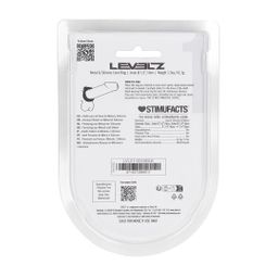 Levelz by shots Metaal en Siliconen Cockring - Zwart (8714273064011)