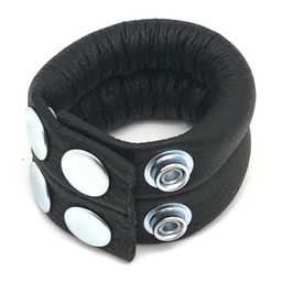 Red leather Verstelbare Leren Ballstretcher 140 gr - Zwart (3701019810846)