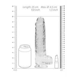 Realrock by shots Realistische Dildo met Ballen - 9 / 23 cm (8714273543257)